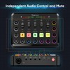 Wegrower Rechargeable Audio Mixer for Gaming & Podcasting - 48V