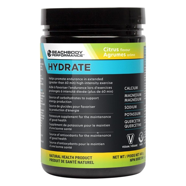 BODi BODi Hydrate Performance Hydration Supplement, Quercetin Enriched Electrolyte Powder,