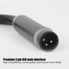 Dynamic Gooseneck Microphone 3 Pin XLR Male Adjustable Hose Professional