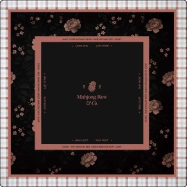 Painted Anti Slip Premium Smooth Movement Mahjong Tiles Mat Exquisite Decorative Artificial Leather Mahjong Table MatsColor: Multi Mat-31-PG
