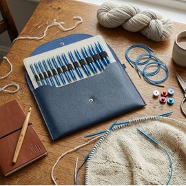 Aluminum Circular Knitting Needles for Yarn Projects – Detachable Design with Storage Bag for Organized Crafting
