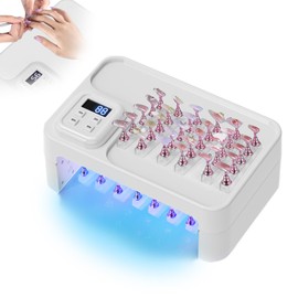 ESUOHYM 180W UV LED Nail Dryer Lamp with Auto Sensor & 4 Timer Settings, Professional Gel Nail Curing Light with Hand Rest, Fast Drying for Gel Polish, Press on Nails, Salon & Home Use