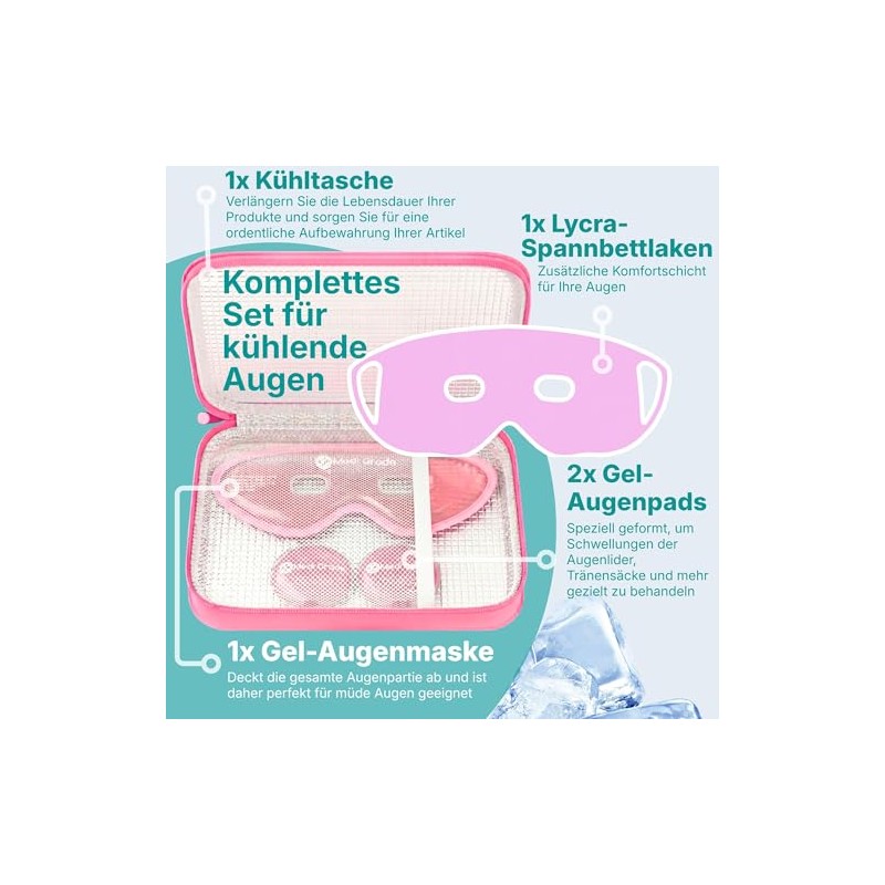 Medi Grade Gel Eye Mask Pink