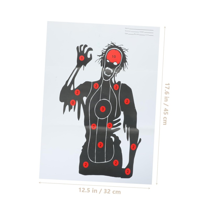 Kichvoe 2 Sheets Reusable Body Spot Training Paper High Visibility