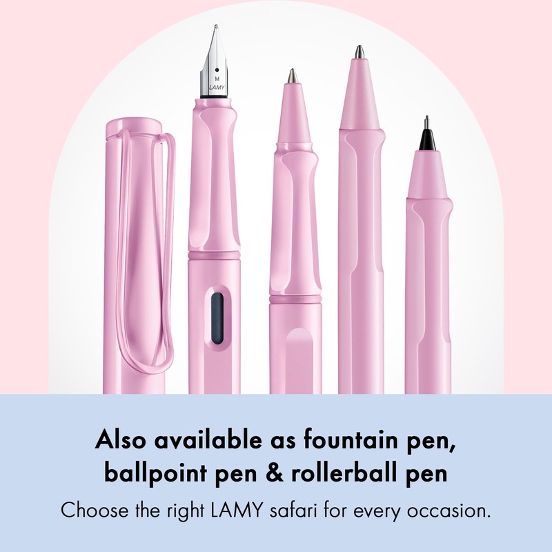 LAMY safari lightrose - Mechanical Pencil with ergonomic grip &