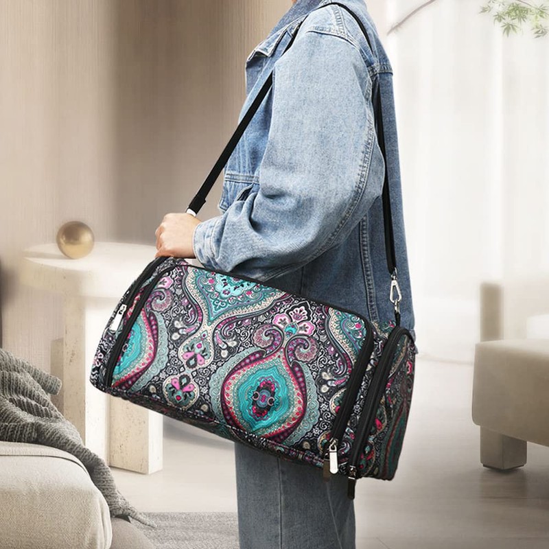 Hosoncovy Large Capacity Knitting Bag Yarn Bag Portable Yarn Knitting