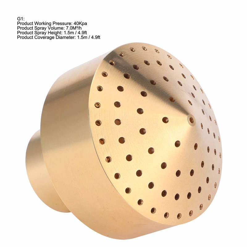 Female Thread Brass Fountain Nozzle Spray Head Sprinkler for Landscape