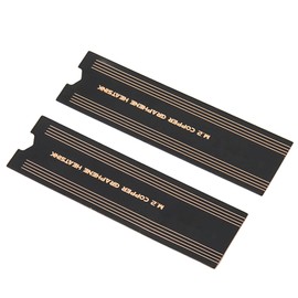 M.2 Heatsink, Thermal Conductivity SSD Graphene Heatsink, Rapid Cooling NVMe Copper Graphene Heatsink, for Laptop PC (not hard disk)