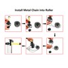 TENBEST Photography Backdrop Roller Support System,1 Roller with Metal Chain,