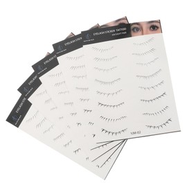 Baluue 5 Sheets Lower Eyelash Stickers Makeup Stickers for Effortless for Quick Makeup Application for Womens Beauty Routine