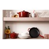 Larder & Vine Enameled Cast Iron Skillet | Nonstick Frying