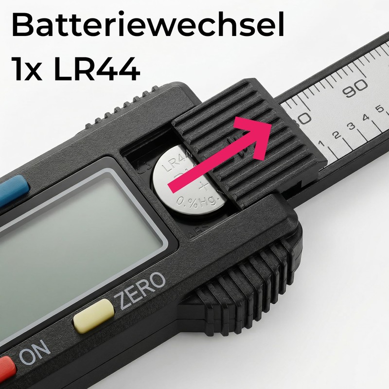 jj-shop24 Digital Caliper, Calliper Gauge, 0-150 mm, Digital LCD Display,