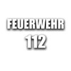 Fire Brigade 112 Sticker Phone Fireman 1x 15 x 3 cm 1x 5 x 3.5 cm #A4509