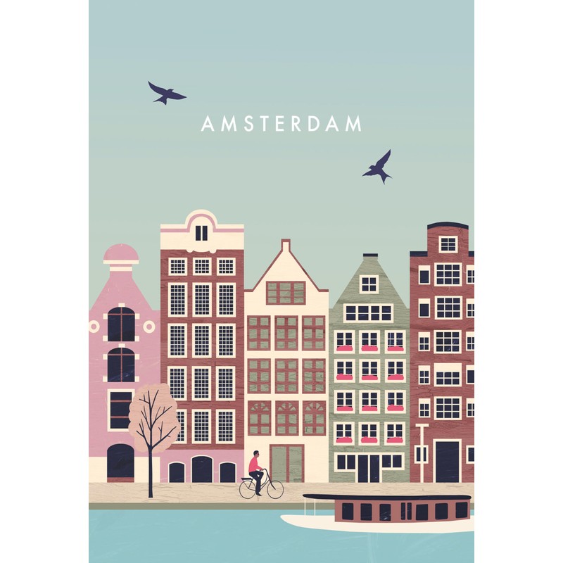 Ravensburger Puzzle 12001377 - Amsterdam - 99 Pieces Puzzle Moment