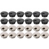 MAEXUS 24pcs 35mm Wire Hole Cap ABS Plastic Cable Hole
