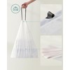 SONGMICS Sacchi Spazzatura con Manici a Cordoncino, 15-20L