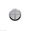 MINI 2x Air Vent Grille Covers 45mm (1.77inch) Ducting CHROME