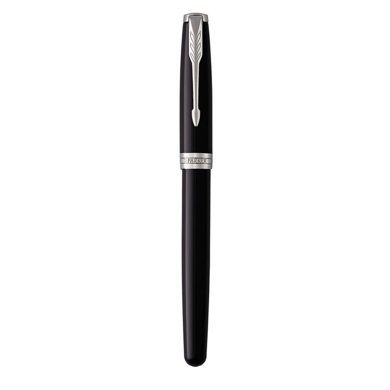 Parker Sonnet Fountain Pen | Black Lacquer with Palladium Trim