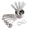 Viwehots Measuring Cups and Spoons Set 11, 18/8 Stainless Steel