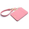 KNUTe Pass Case with Reel (Rose Pink) 2 Card Holder