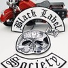 Set of 4 Patch Embroidery Clothing Black Label Society Patch