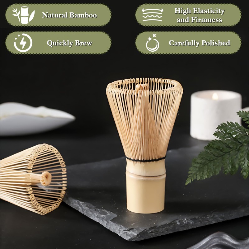 CAMATET 6 Pcs Matcha Whisk Set, Japanese Ceremonial Matcha Making