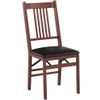 MECO MECO Stakmore True Mission Wooden Folding Chairs with Padded