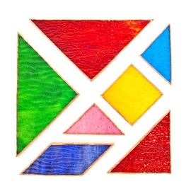 Pre-Cut Stained Glass Kit, Flexible Multiple Pattern Combinations, Texture Transparent Stained Glass Sheet