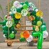 EXGOX Large Number Balloons, Green Birthday Number 7, Foil Balloons,
