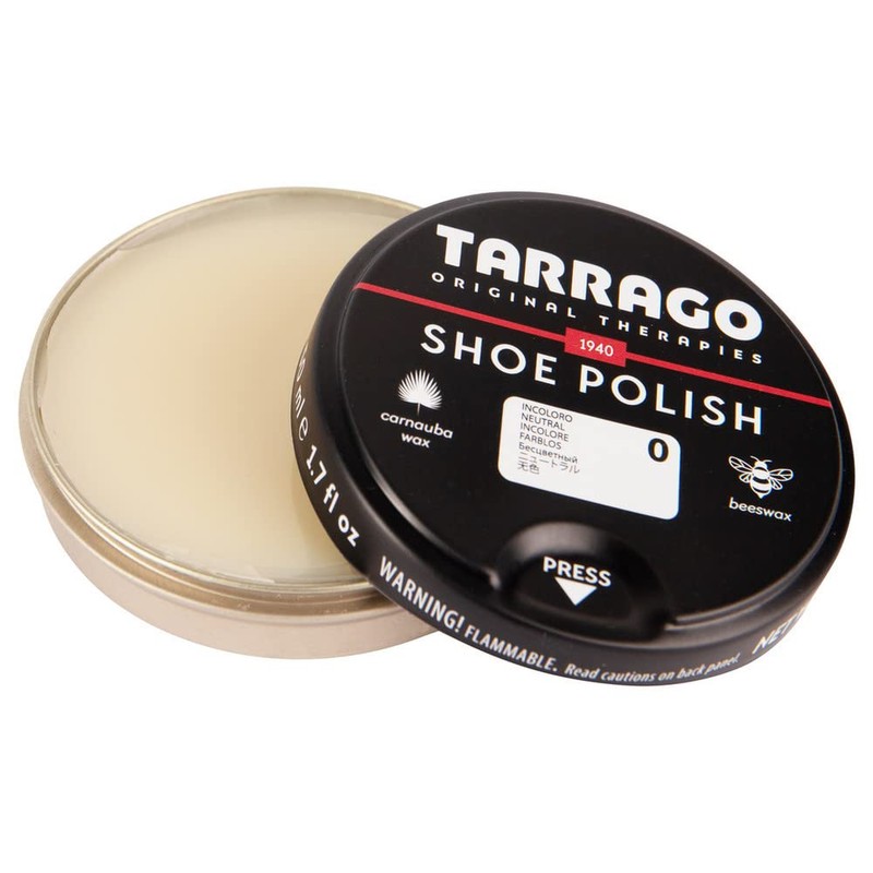 [Tarrago] 鏡面磨き用ワックス ポリッシュ 靴磨き ハイシャイン 靴墨 つや出し ニュートラル 50ml