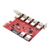 PCI-E to 5 Port USB 3.0 and 2 Port USB