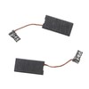 vhbw 2 x Carbon Brushes Motor Carbon Abrasive Carbon 27