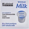 35x Whole UHT Milk 12ml Individually Wrapped Mini Portions Pots