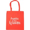 Hippowarehouse Auntie of the groom Tote Shopping Gym Beach Bag