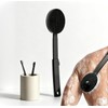 Electric Silicone Shower Brush for Body and Face, Portable Scrubber,
