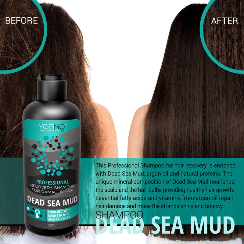 Dead Sea Mud Shampoo - Anti Hair Loss & Anti