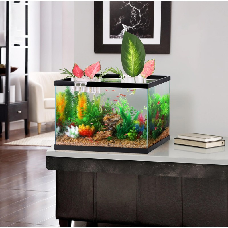 2 PCS Aquarium Plant Holder Top Hanging Fish Tank Plant
