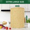 GarveeHome Extra Large Bamboo Cutting Board, 30.1 x 20 Inch