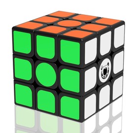 QiYi Magic Cube Magic Cube 3x3 for Beginners, Puzzle Game, Brain Training Game, 3D Puzzle, Educational Toys, Elementary School Girls, Gift (3X3 Pro Version)