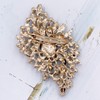SELOVO Huge Big Large Leaf Brooches and Pins Scarf Accessory