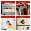 JDHTMTCBGX 4 Pack Colorful Ceramic Magnetic Hooks, Heavy-Duty Hold for