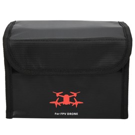 Battery Safe Bag ExplosionProof Fireproof Lipo Battery Protective Bag for DJI FPV Drone(3 batteries )