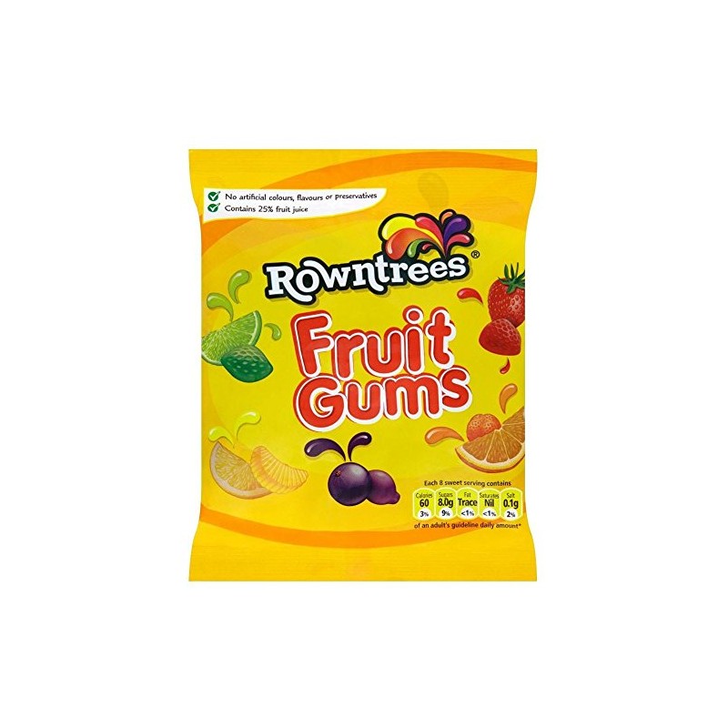 Rowntree's Fruit Gums (170g) - Pack of 2