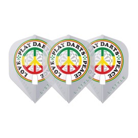 LSTYLE L1 PRO Deta Hedman V4 Clear White - Dart Flights