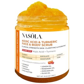 Nasola Exfoliante Facial Y Corporal De Cúrcuma Y Ácido Kójico                                                                                         