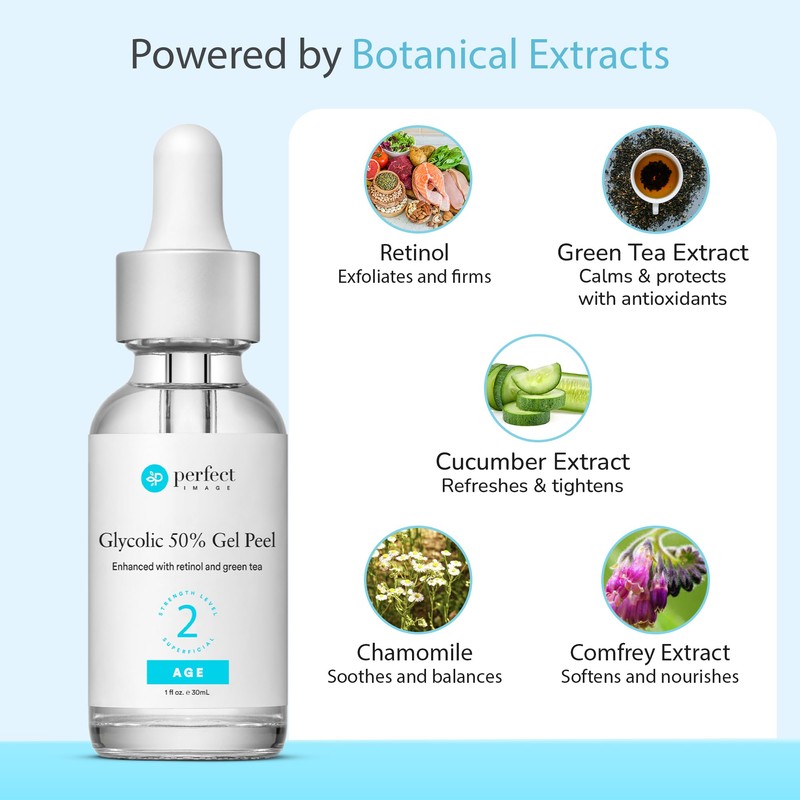 Glycolic Acid 50% Gel Peel - Enhanced with Retinol &