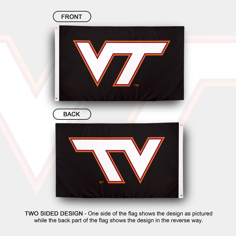 Desert Cactus Virginia Tech Flag Hokies VT Flags Banners 100%