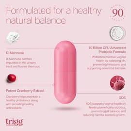 Trigg Probi?ticos Vaginales para Mujeres: Equilibrio del Ph