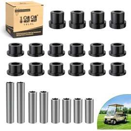 10L0L Golf Buggy Bushing Kit, Front Lower Spring + Front Upper A Arm Suspension for Golf Cart Club Car DS Bushing Kits, Replace 1016346, 1016349, 1016350, 1012303, 105583