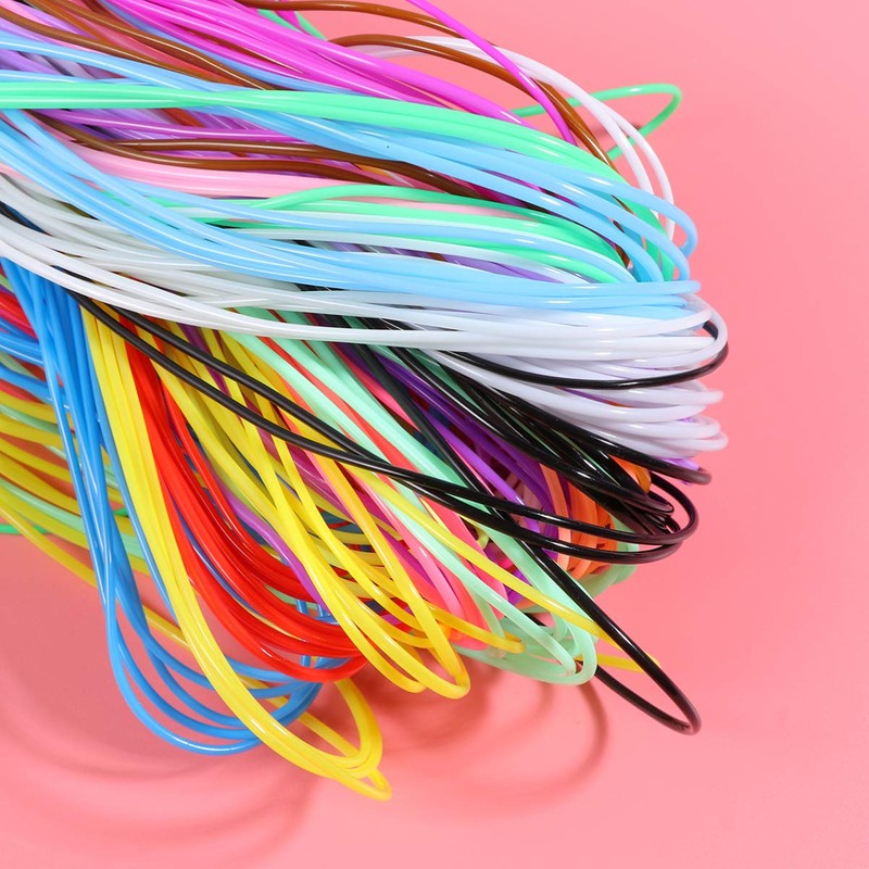 Exceart 200pcs Plastic Lacing String Braided Rope Bracelet String Lanyard